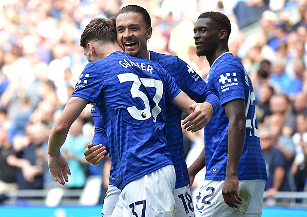 ONLINE: Grealish zařídil výhru Evertonu dvěma asistencemi, chystá se United