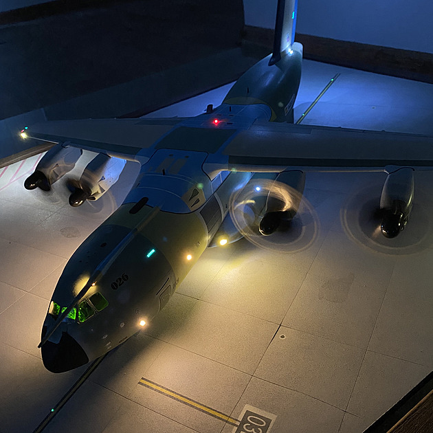 Model byl jako vajíčko s překvapením. Rozhýbaný Airbus A400M bez kamufláže