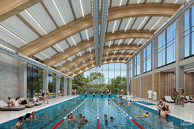 Jen krytý bazén je v současnosti málo. Devítitisícová Chotěboř má smělejší plán