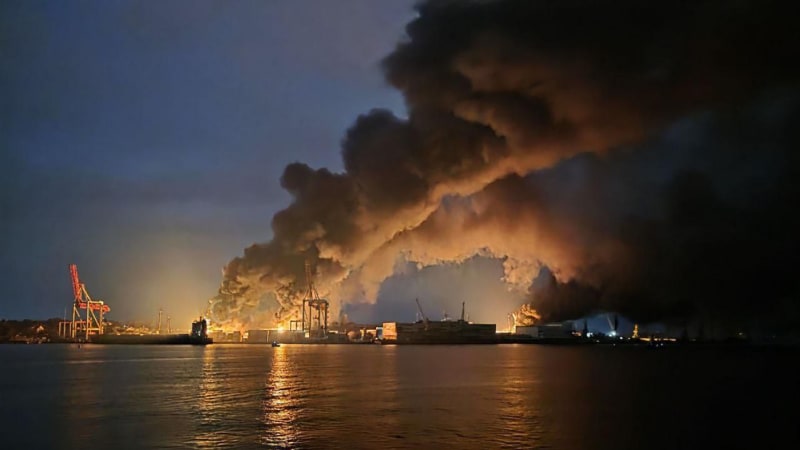 Exploze v rumunském přístavu: Na místě vybuchl dron, používá se ve válce na Ukrajině