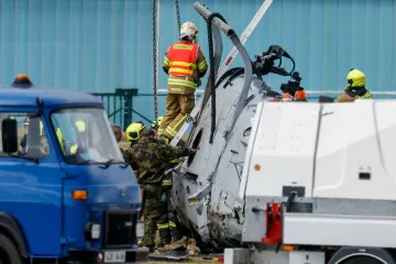 Pád vrtulníku v Náměšti vyšetřuje Vojenská policie jako obecné ohrožení z nedbalosti